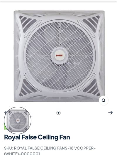 Ceiling fan (false ceiling fan) like brand new.