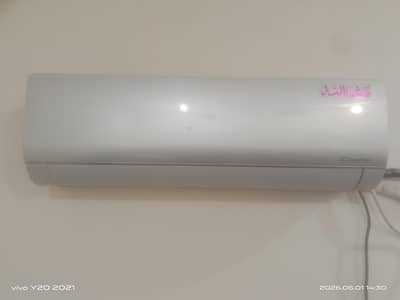 Haier AC inverter 1 ton with 20 feet pipe length good condition