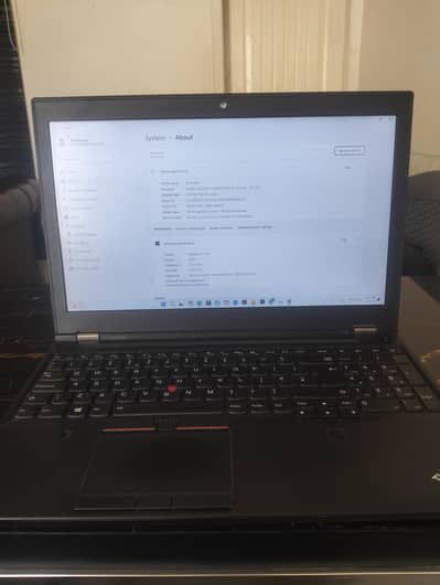 Lenovo P50 Thinkpad Corei7 6th Generation in Good Condition