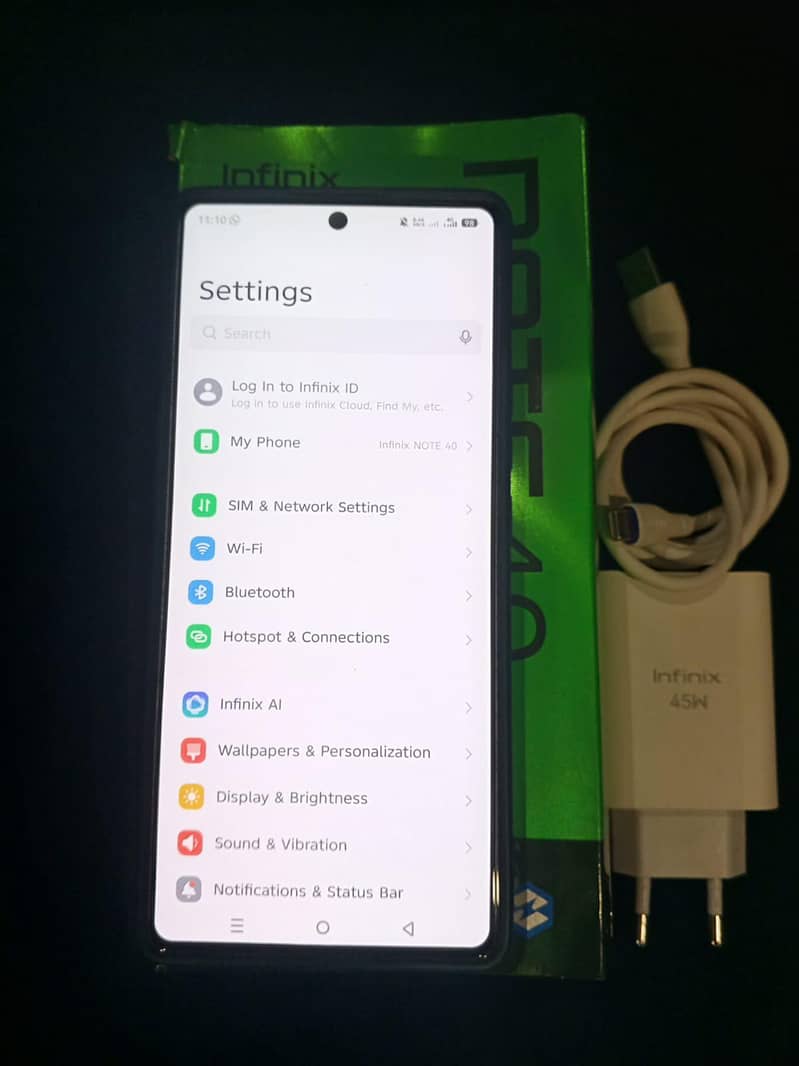 infinx note 40 pro 0