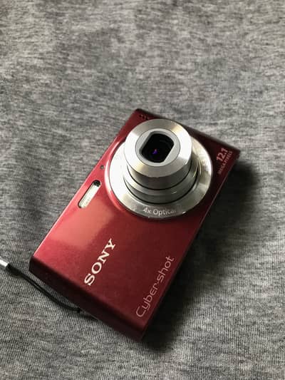 Sony DSC W510 12.1 MP digital camera  in maroon red