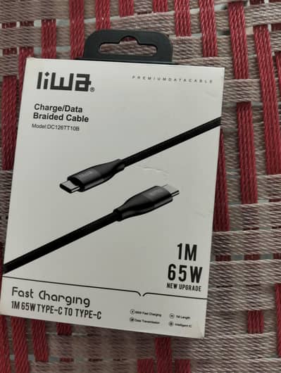 original Liwa cable 65w type C to type C