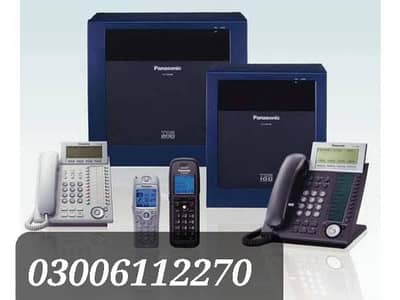 PABX Telephone Exchange with complete setup