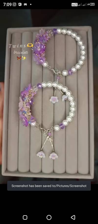 beads gajra bracelet