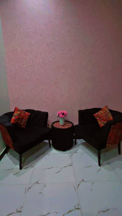 Coffee chairs with couch and table