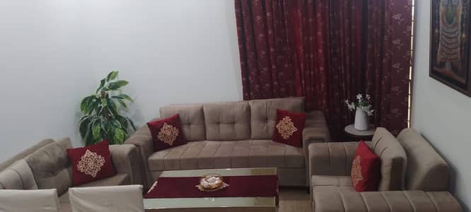 six seater Sofa with center Table