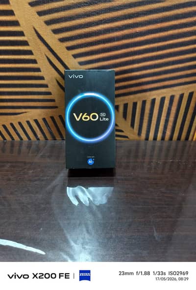 Vivo V60 Lite 5G | 12GB/256GB | Full Box | PTA Approved | Like New