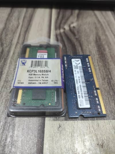 4GB DDR3 RAMs