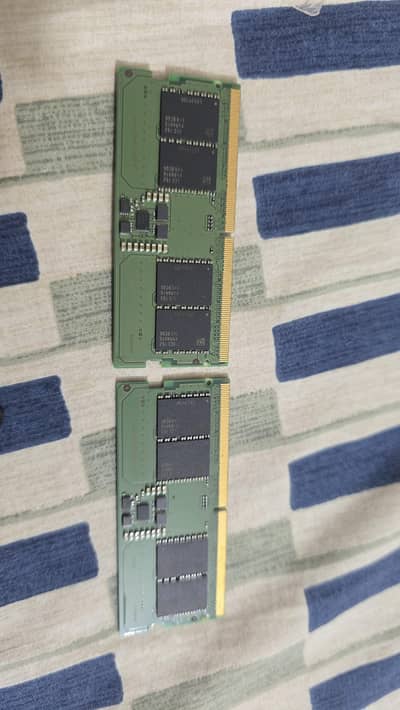 2x 8GB DDR5 4800MHz Laptop Rams