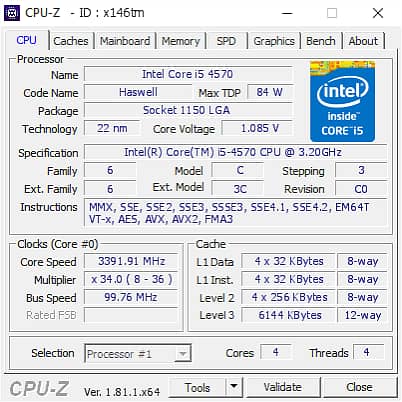 I5 4570 (cpu) 1
