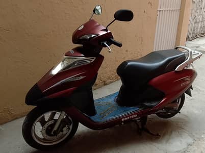 United 100cc Petrol Scooty 2020 model Rawalpindi Registered