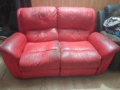 Double Seat Recliner Sofa