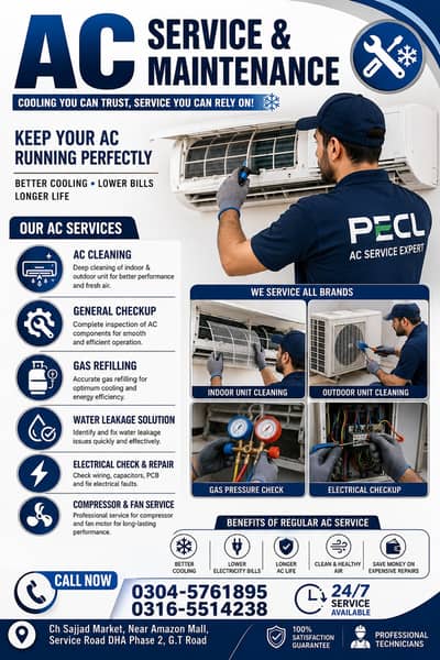 AC Maintenance Service | AC Repair, Gas Charging & Complete Servicing