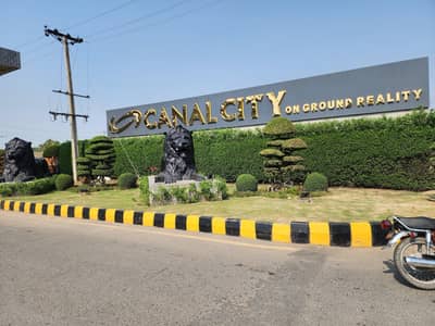5 Marla Residential Plots for Sale in canal city housing society