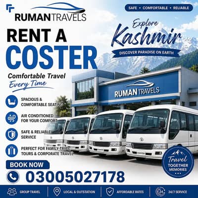 Toyota Hiace Grand Cabin | hiroof and Coaster for rent honda BRV