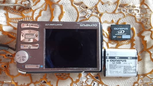 Olympus μ 1020 10MP + Original 2GB xD Card - Working