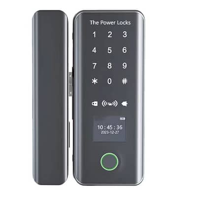 Digital Smart Glass Door Lock, Modern & Secure, Office Door Locks
