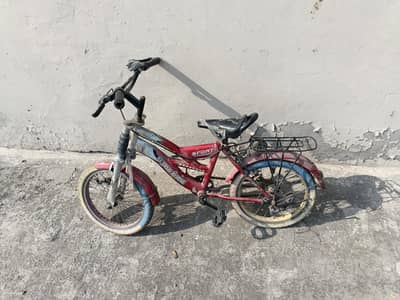 Kids Bicycle 16 Inch – Good Condition – PKR 5,000 Negotiable" 