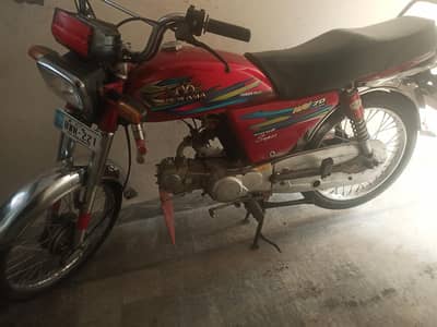 1st owner New Asia NA70cc 2022 Islamabad number demand 80000