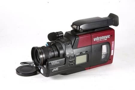 Vintage 1980s JVC GX-66E Color Video Camera - Rare Collector's Item