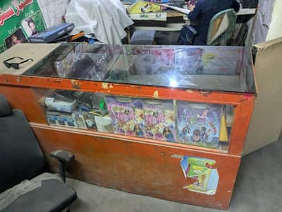 Counter and Glass door for sale