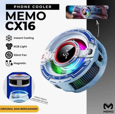 Memos CX16 Phone Cooling Fan – Fast Gaming Cooler