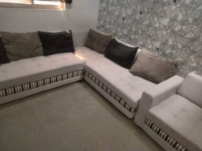 8 seater L SHAPE SOFA SET