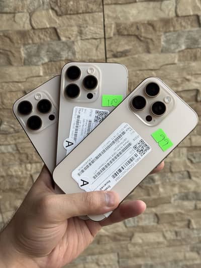 IPHONE 16 PRO JV 128GB | IPHONE 15 PRO MAX 256GB JV