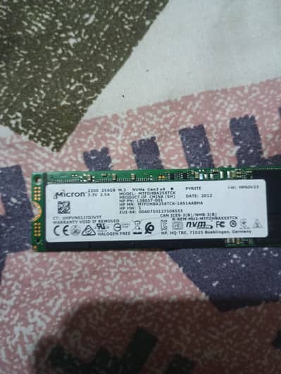 256GB NVMe SSD – High-Speed M. 2 Storage Drive