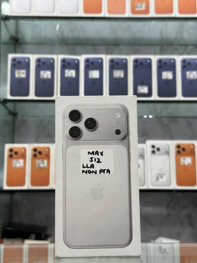 IPHONE 17 PRO MAX 512 GB LLA NON PTA SILVER BOX PACK