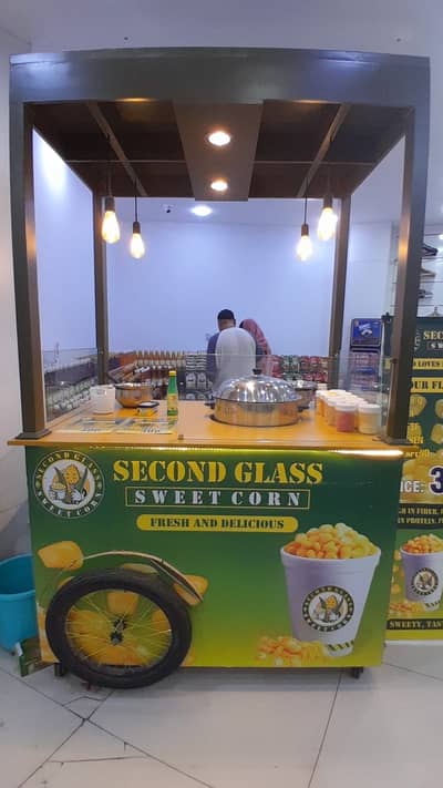 Premium Sweet Corn Counter || Food Cart || Electric Sweet Corn Steamer