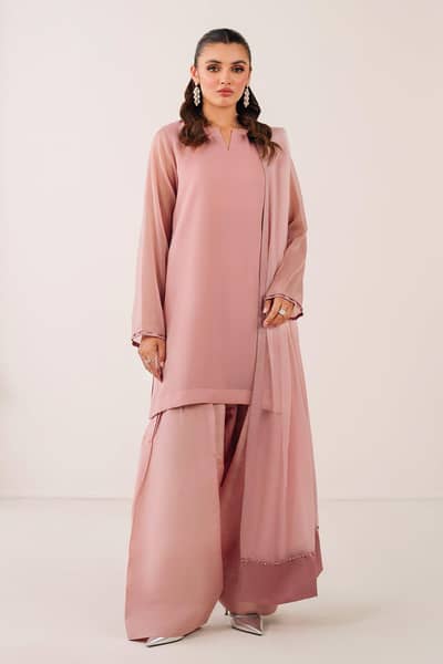 Elegant Simple Flapper & Kurti 3p