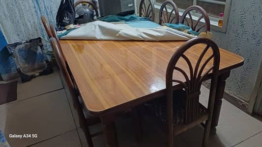 dining table and chair