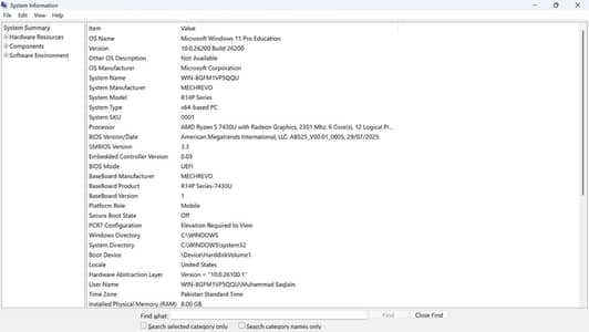 MECHREVO R14P Ryzen 5 7430U 8GB RAM Laptop