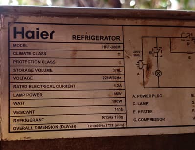 selling my used refrigerator