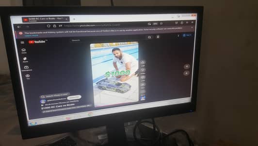 Home Used Dell Core i5 with 19 inches wide screen LED complete system