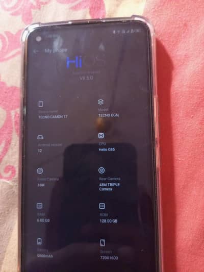 Tecno Camon 17 6 128 90 fps gaming processor exchange possible