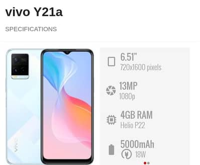 Vivo Y21A 2021