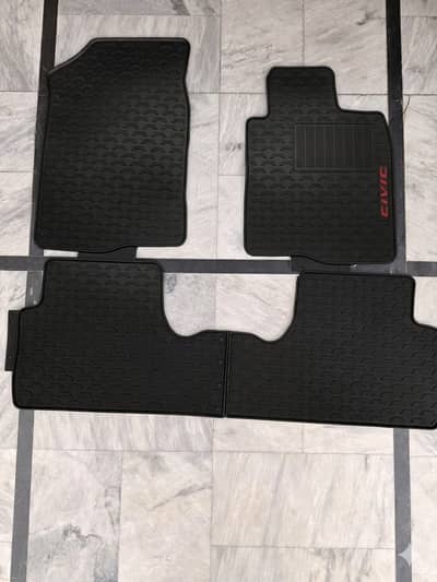 Honda Civic X Rubber Floor Mats 2016-2021
