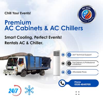 Rental AC Chiller & AC Cabinet