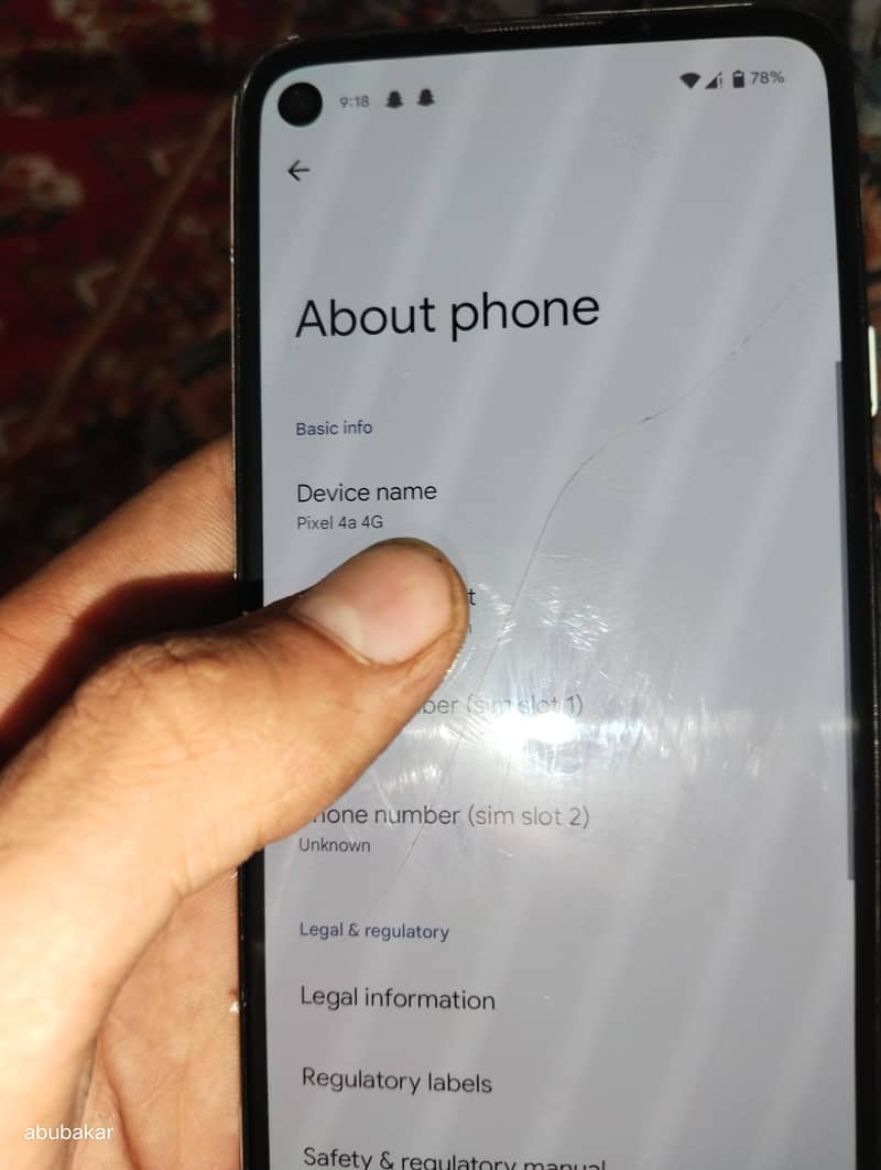 Google Pixel 4a 4