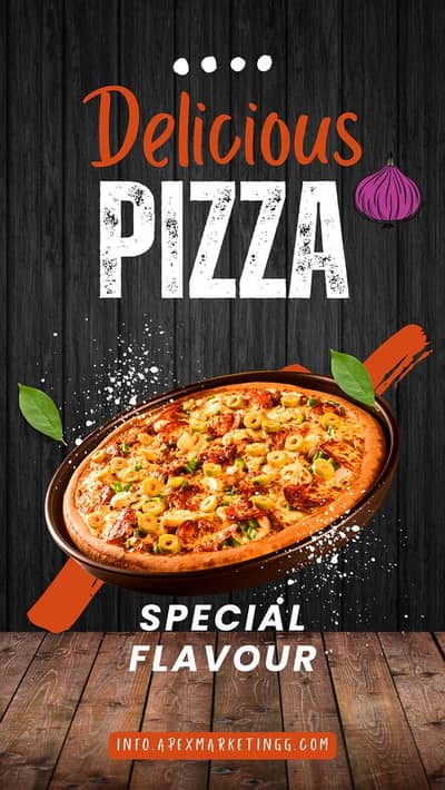 Fastfood pizza chef