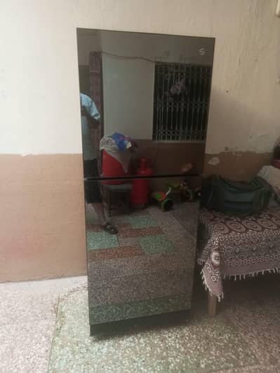 pel full size glass door refregrator