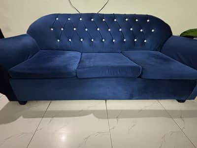 6 seater velvet Sofa