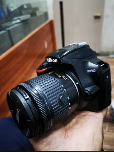 Nikon d3500 with kit lens for sale in good condition