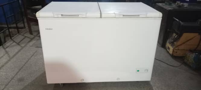 double door haier freezer