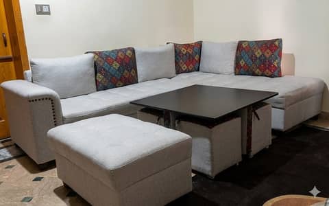 Sofa Set | L Shape Sofa | Luxury Sofa | Sofa With Table For Sale