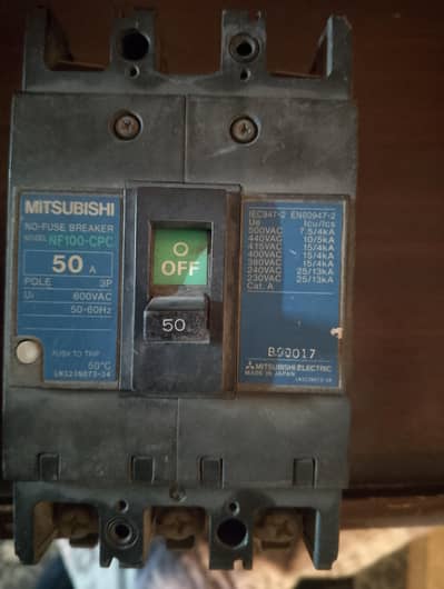 3 pole 50 amps breker
