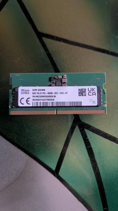 8gb DDR5 4800MHz Laptop Ram
