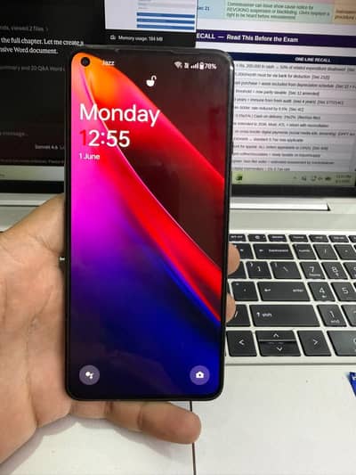 One Plus 9 12+12gb ram, 256gb rom